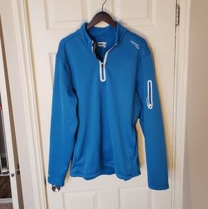 Saucony water repellent fleece quarter zip